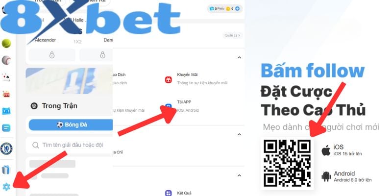 Người dùng cần truy cập trang 8xbet chính thức để cài đặt